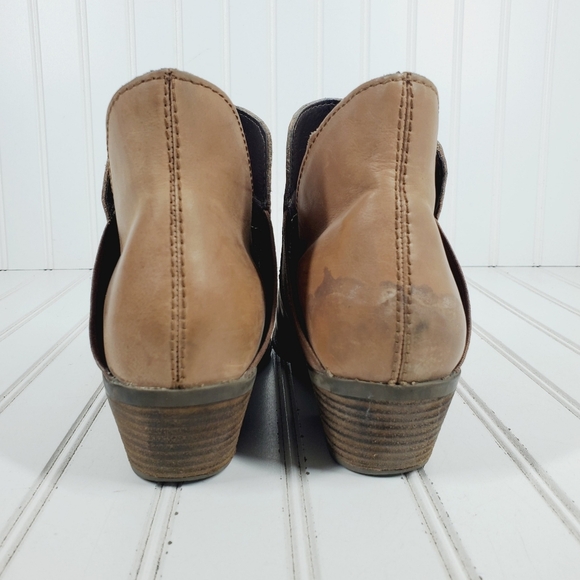 Me Too Zoey Leather Block Heel Round Toe Ankle Boots i36 - Picture 6 of 11